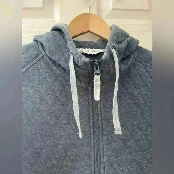 Orvis quilted zip up hoodie  blue size XL women’s outdoors jacket - Picture 5 of 9